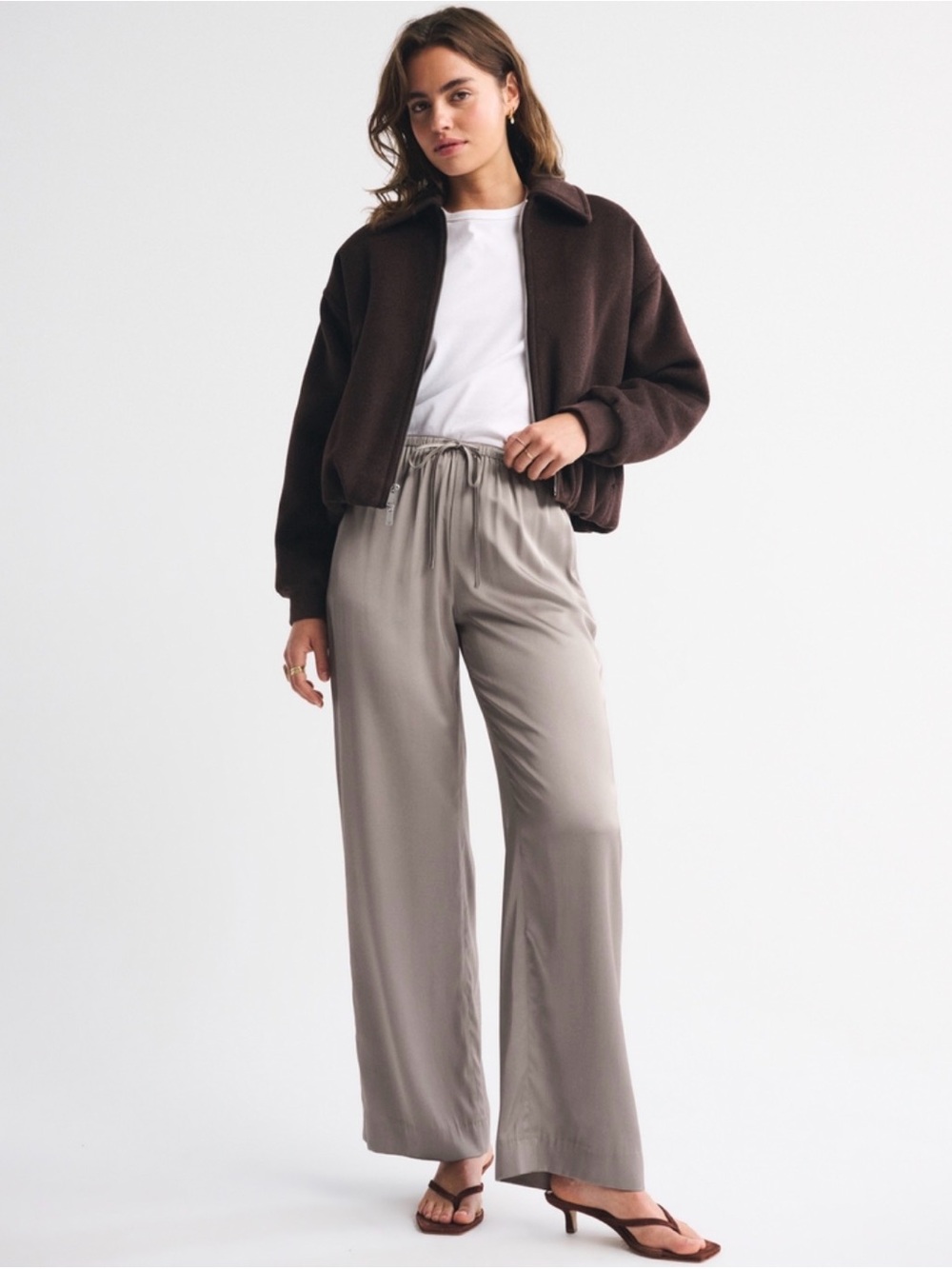 Abercrombie Satin Pants